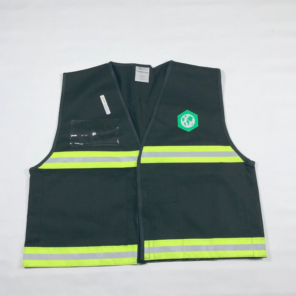 ML Kishigo 4702 Series Black Incident Command Safety Vests Mens XL Made in USA
